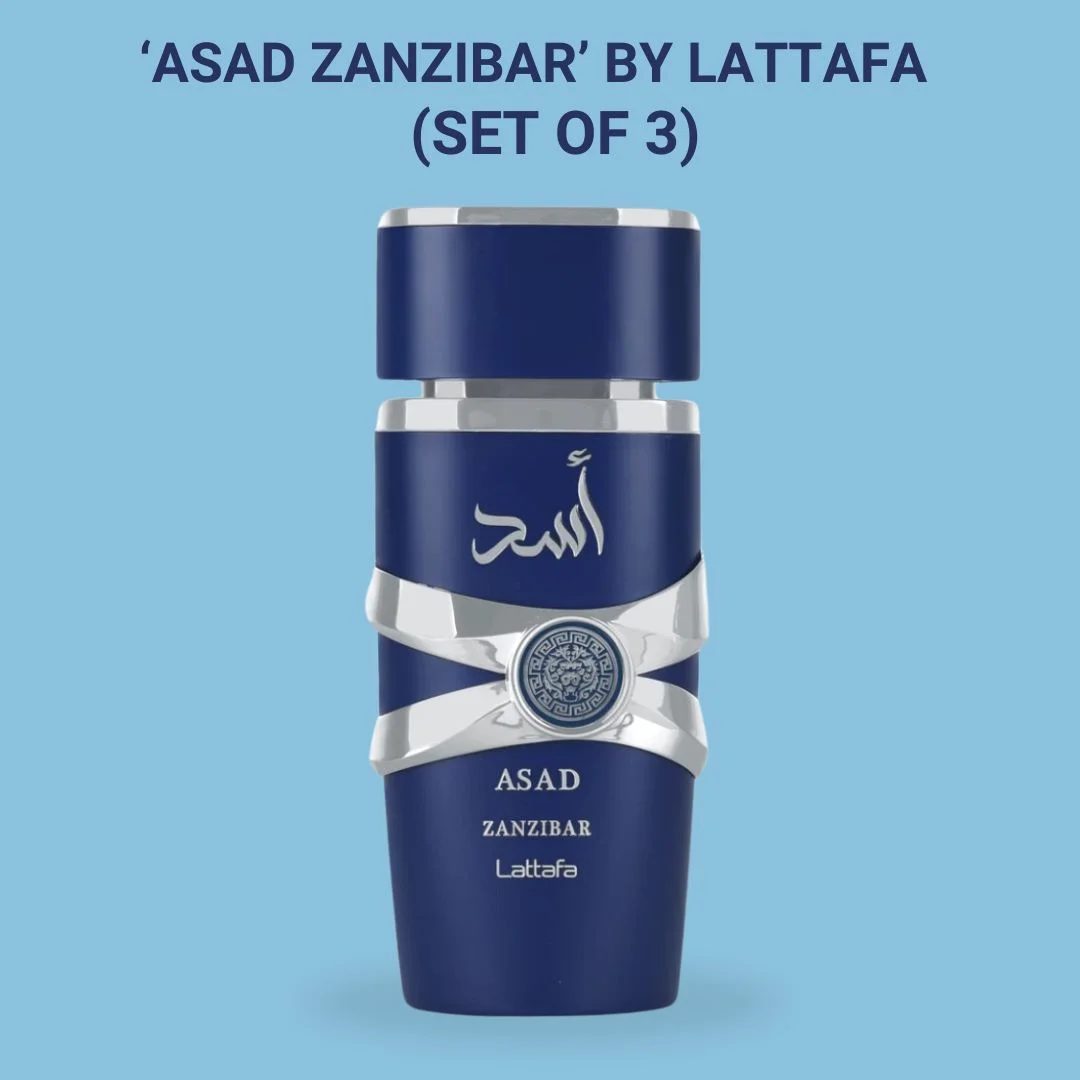perfume original lattafa asad zanzibar men 100 ml (envío gratis a toda venezuela)