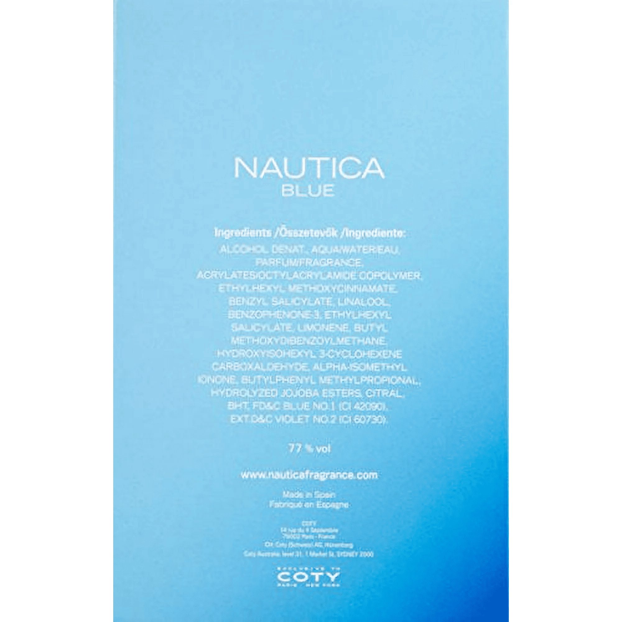 perfume original nautica blue men 100 ml (envío gratis a toda venezuela)