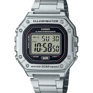 reloj deportivo correa de acero inoxidable w 218hd 1av original